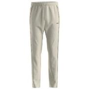 Pantalon BOSS BAS DE SURVÊTEMENT BEIGE HADIM 1 EN COTON MÉLANGÉ AVEC