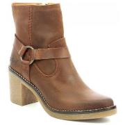 Bottines Kickers Avecool orange camel, Boots Femme