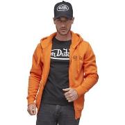 Sweat-shirt Von Dutch Sweat zippé avec capuche en coton homme Slimane