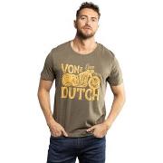 T-shirt Von Dutch T-shirt col rond en coton homme Logo