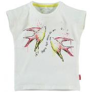 Chemise enfant Name it T-Shirt Fille Gumina Blanc