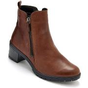 Boots Pediconfort Boots double zip tout cuir