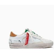 Baskets Crime London SK8 DELUXE 14100PP7-10 WHITE