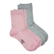 Chaussettes enfant DIM COTON STYLE ALL OVER LUREX FILLE PACK X2