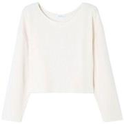 Sweat-shirt American Vintage Pull Ofybow Femme Shortbread Melange