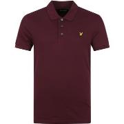 T-shirt Lyle And Scott Lyle Scott Polo Bordeaux