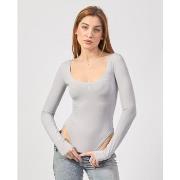 T-shirt Patrizia Pepe Body slim en microfibre de