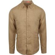 Chemise Scotch &amp; Soda Chemise De Lin Beige