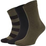 Chaussettes Björn Borg Chaussettes Core 3 Paires Vert Noir