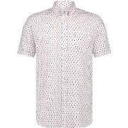 Chemise State Of Art Chemise Short Sleeve Impression Blanche