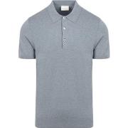 T-shirt Profuomo Polo Luxury Knitted Bleu