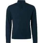 Sweat-shirt No Excess Pull Mocker Marine