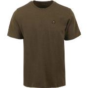 T-shirt Knowledge Cotton Apparel T-shirt Vert olive