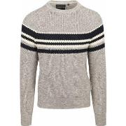 Sweat-shirt Marc O'Polo Pull Melanger Gris