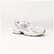 Baskets New Balance BASKET U530 BLANC/ROSE