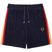 Short Sergio Tacchini Slice Velour Shorts Maritime Blue/Gold