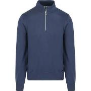 Sweat-shirt Björn Borg Sweater Centre Half Zip Bleu