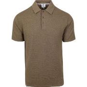 T-shirt R2 Amsterdam R2 Polo Knitted Taupe