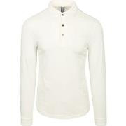 T-shirt Profuomo Polo Manches Longues Off White