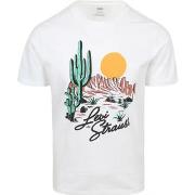 T-shirt Levis T-Shirt Graphic Heritage White