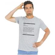 T-shirt We Are Family TSHIRT HOMME DÉFINITION PAPA GRIS CHINE