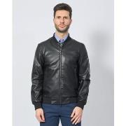 Blouson Refrigue Veste en cuir écologique Refrigigue avec logo