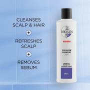 NIOXIN 3-Part System 6 Cleanser Shampoo for Chemically Treated Hair wi...