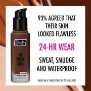 Sleek MakeUP in Your Tone 24 Hour Foundation 30ml (Various Shades) - 7...