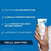 CeraVe AM Gezichtsvochtinbrengende Lotion SPF50 voor de normale tot dr...