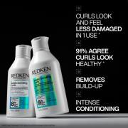 Redken Acidic Bonding Curls Silicone-Free Shampoo and Conditioner Bund...