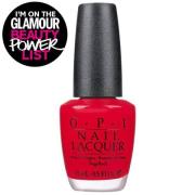 OPI Nail Lacquer Fast-Drying Nail Polish - Big Apple Red 15ml