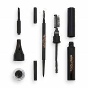 Makeup Revolution Ultra Brow Builder Kit (Various Shades) - Granite