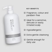 Philip Kingsley No Scent No Colour Milde Shampoo 1000 ml