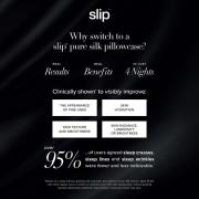 Slip Silk Pillowcase - Queen (Various Colours) - Black