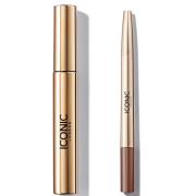 ICONIC London Triple Threat Mascara Brown and Kajal Duo Brown