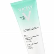 VICHY Normaderm 3 en 1 Nettoyant + Exfoliant + Masque 125 ml