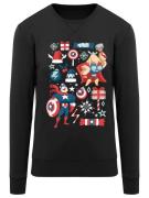 Sweat-shirt 'Marvel Thor And Captain America Christmas Day'