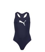 Puma Badpakken Swim Girls Racerback Swimsuit 1P Donkerblauw