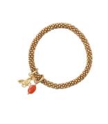 A Beautiful Story Armbanden Jacky Carnelian Butterfly GC Bracelet Goud...