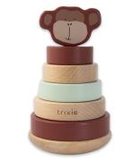 Trixie Baby Accessoires Wooden stacking toy Mr. Monkey Bruin