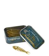 Balvi Koken & Tafelen Snack Fork Sardines Golden Edition Zilverkleurig