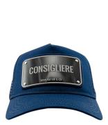 John Hatter Hoeden en caps Consigliere Rubber Cap Blauw