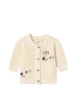 Nbfemlen Emb Ls Knit Cardigan