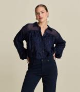 Blouse Jacquard Midnight Blue