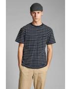 Anerkjendt Curv stripe t shirt sky captain 900122