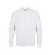 Kronstadt Ks3308 johan linen henley shirt white