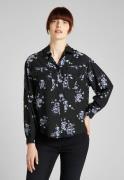 Lee L49uxm01 floral blouse black