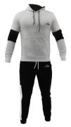 Legend Sports Functioneel joggingpak heren/dames wit & zwart polyester
