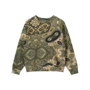 Summum 3s4732-30387 120 sweater big paisley on cotton sweat multicolou...