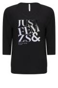 Zoso Fancy luxury shirt with print black